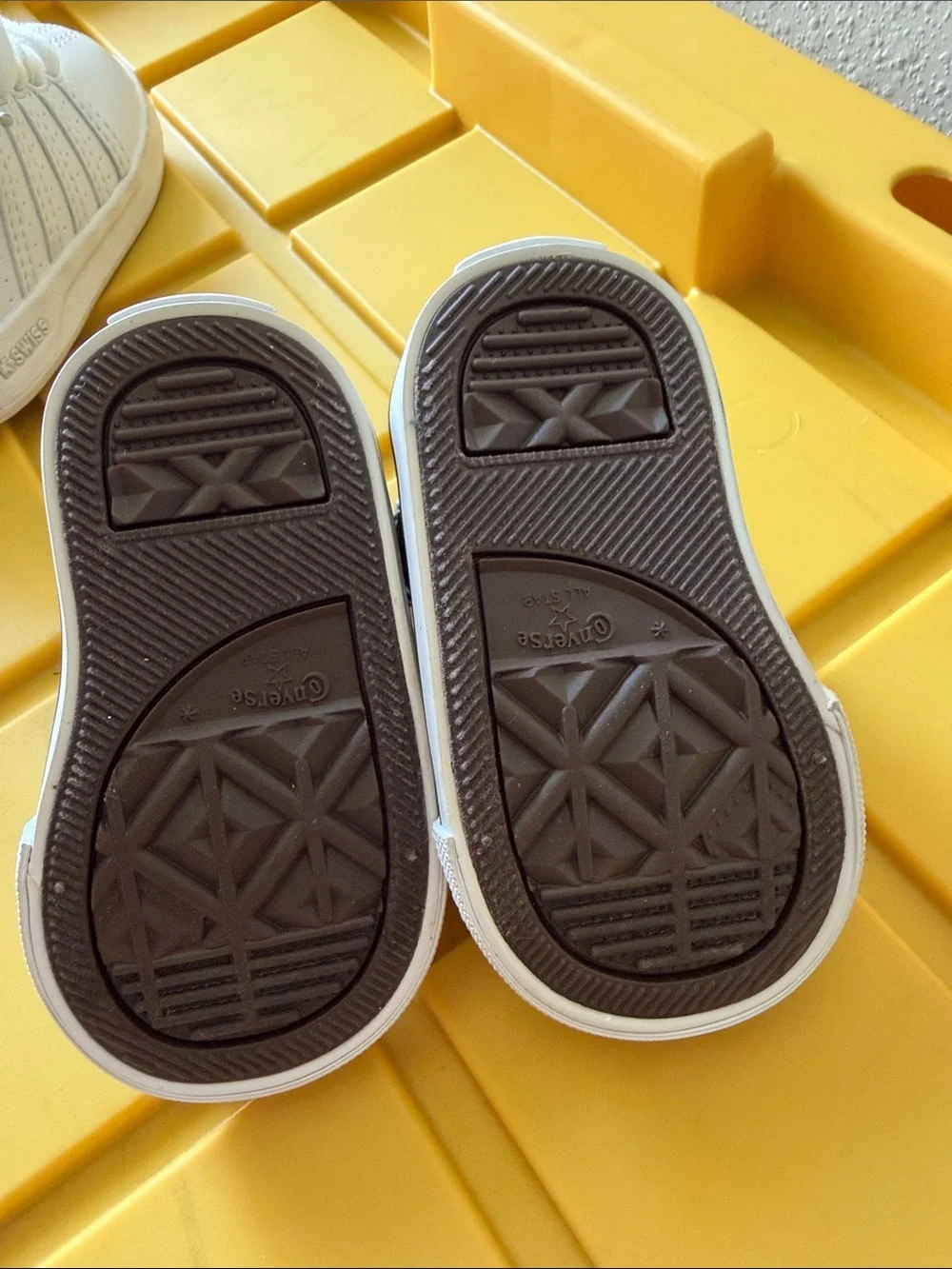Converse Kids Black and White High Top Sneakers